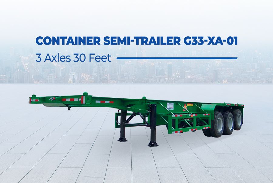 03 Axles 30 Feet Container Semi-Trailer / Container Chassis G33-XA-01