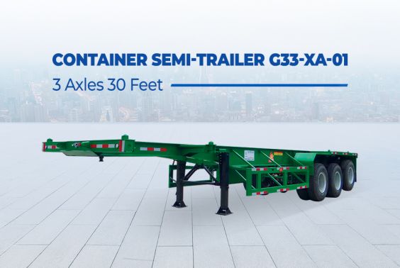 03 Axles 30 Feet Container Semi-Trailer / Container Chassis G33-XA-01