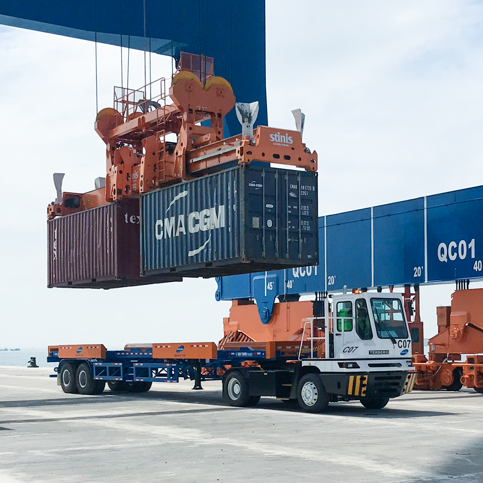 Tân Thanh Container cung cấp số lượng sơ mi rơ mooc terminal lớn cho cảng Gemalink - 03
