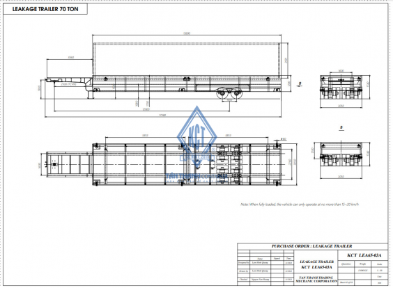 3 Axles Leakage Trailer LEA65-03A