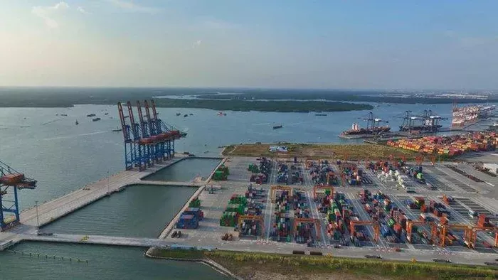 Cảng Cái Mép – Thị Vải, tỉnh Bà Rịa – Vũng Tàu long trọng đón siêu tàu container lớn nhất thế giới 