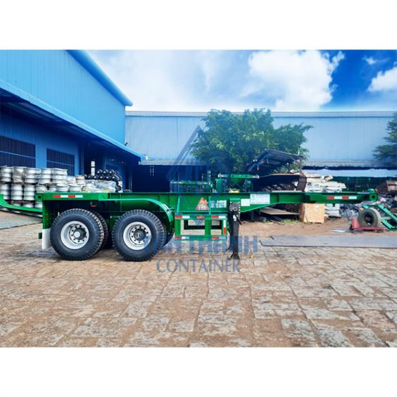 2 Axles 20 Feet Container Semi-Trailer / Container Chassis H22-XA-01-4 các loại sơ mi rơ mooc 1