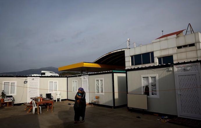 dựng container giải pháp sau trận động đất Thổ Nhĩ Kỳ