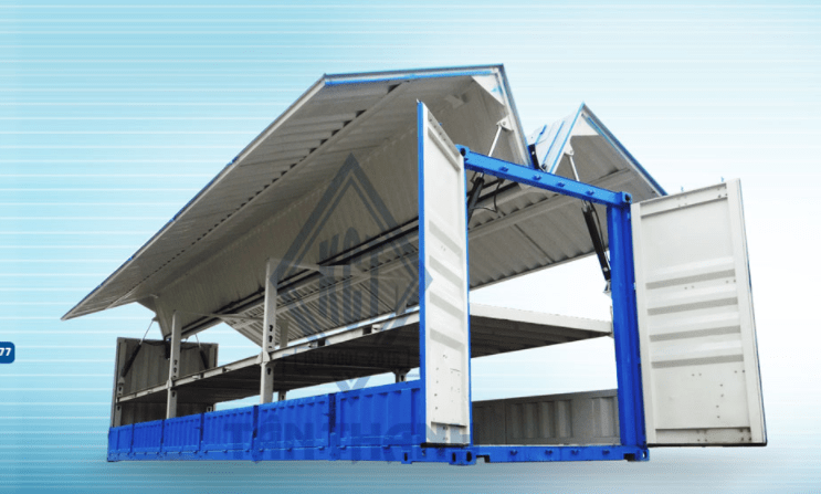 Hydraulics Flying Wings Container