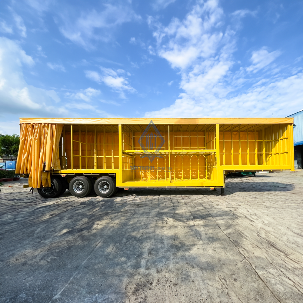 Sơ mi rơ mooc tải (chở két chai) 50 feet 03 trục 39 tấn P53-LK-01