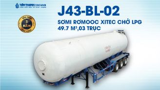 03 Axles 49.7 m3 Xitec Tank Semi Trailers J43-BL-02