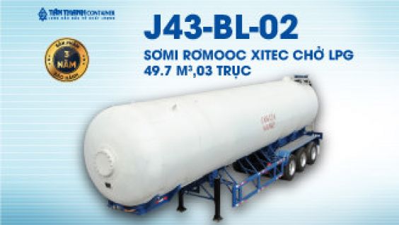03 Axles 49.7 m3 Xitec Tank Semi Trailers J43-BL-02