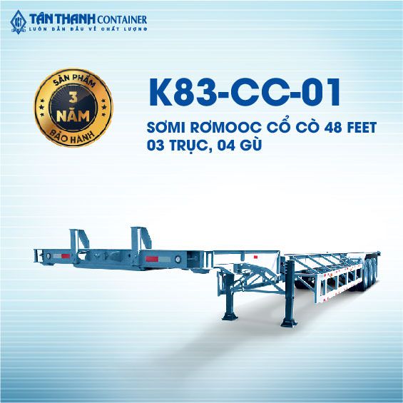 Goose-neck Semi Trailer (Transporting Containers) K83-CC-01/-1