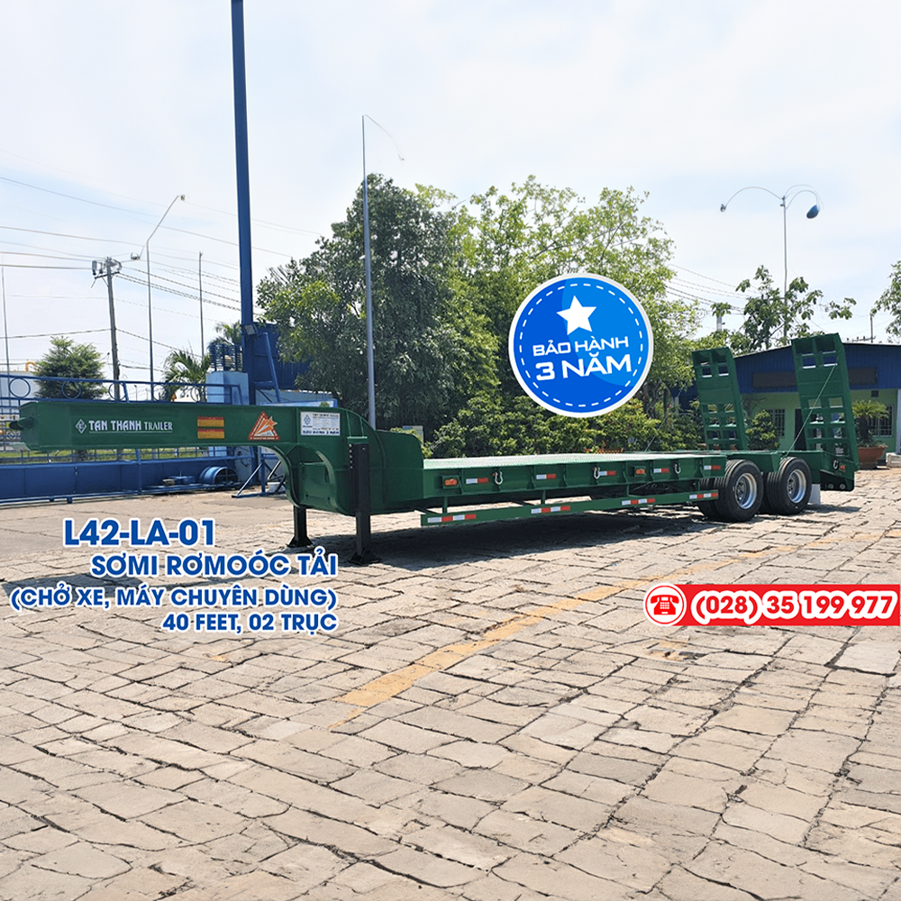 Sơmi rơmooc tải (chở xe, máy chuyên dùng) L42-LA-01
