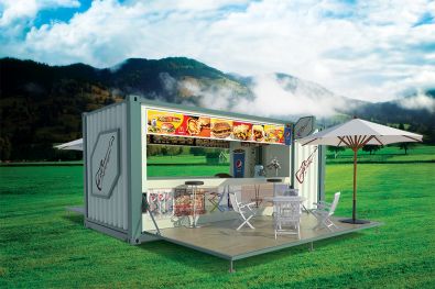Fast Food Store Container